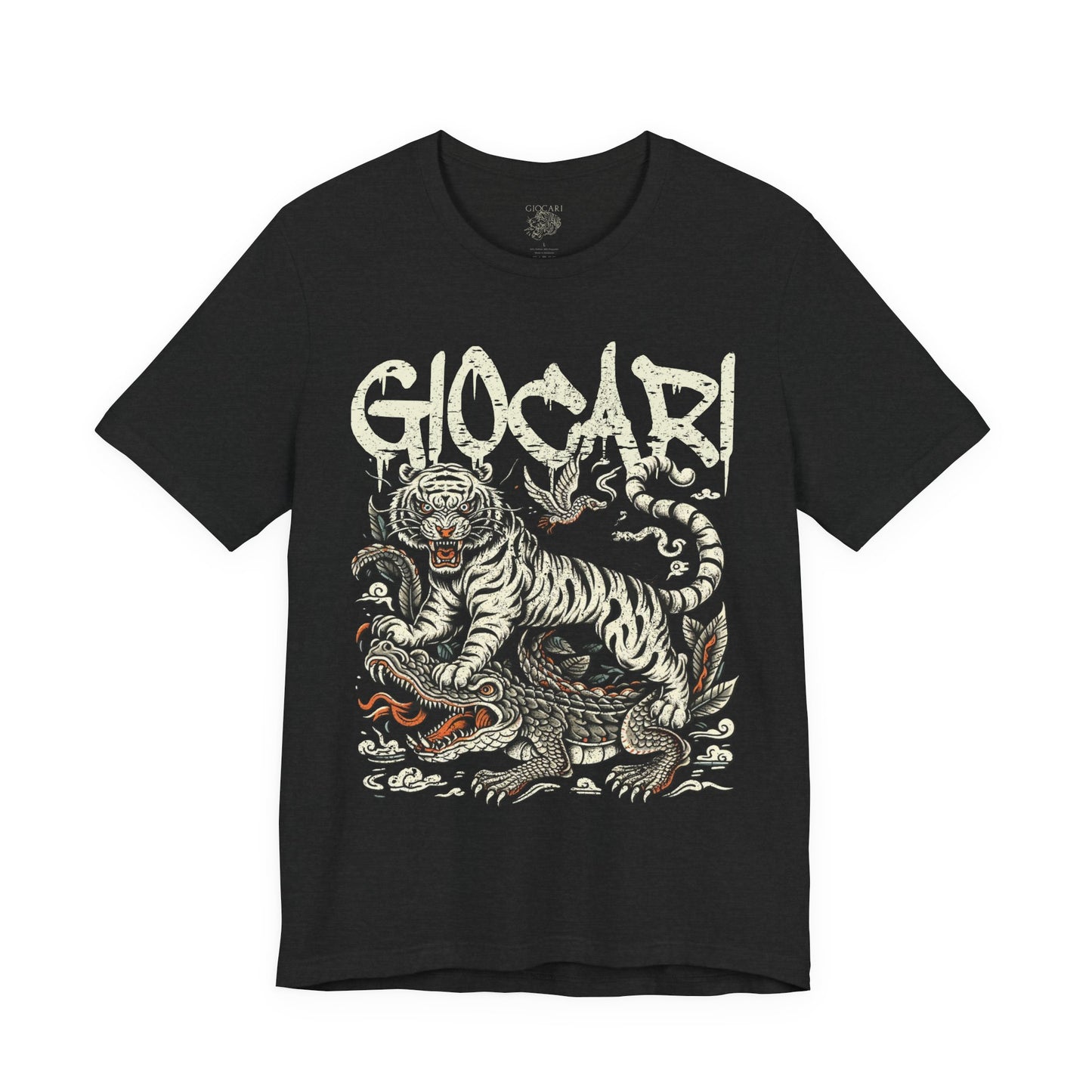 Giocari Tiger Drippy Retro T-shirt