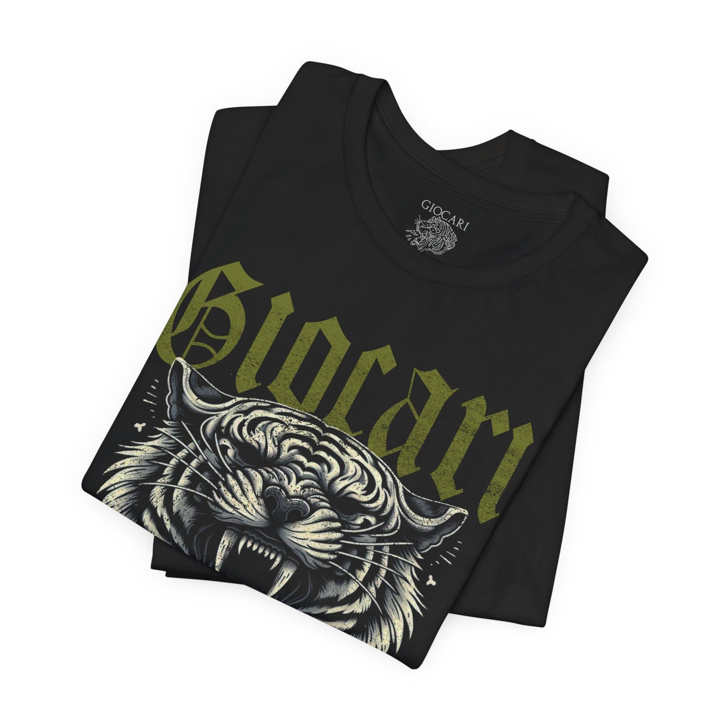 Giocari "Tryhard Retro" Black-Tee