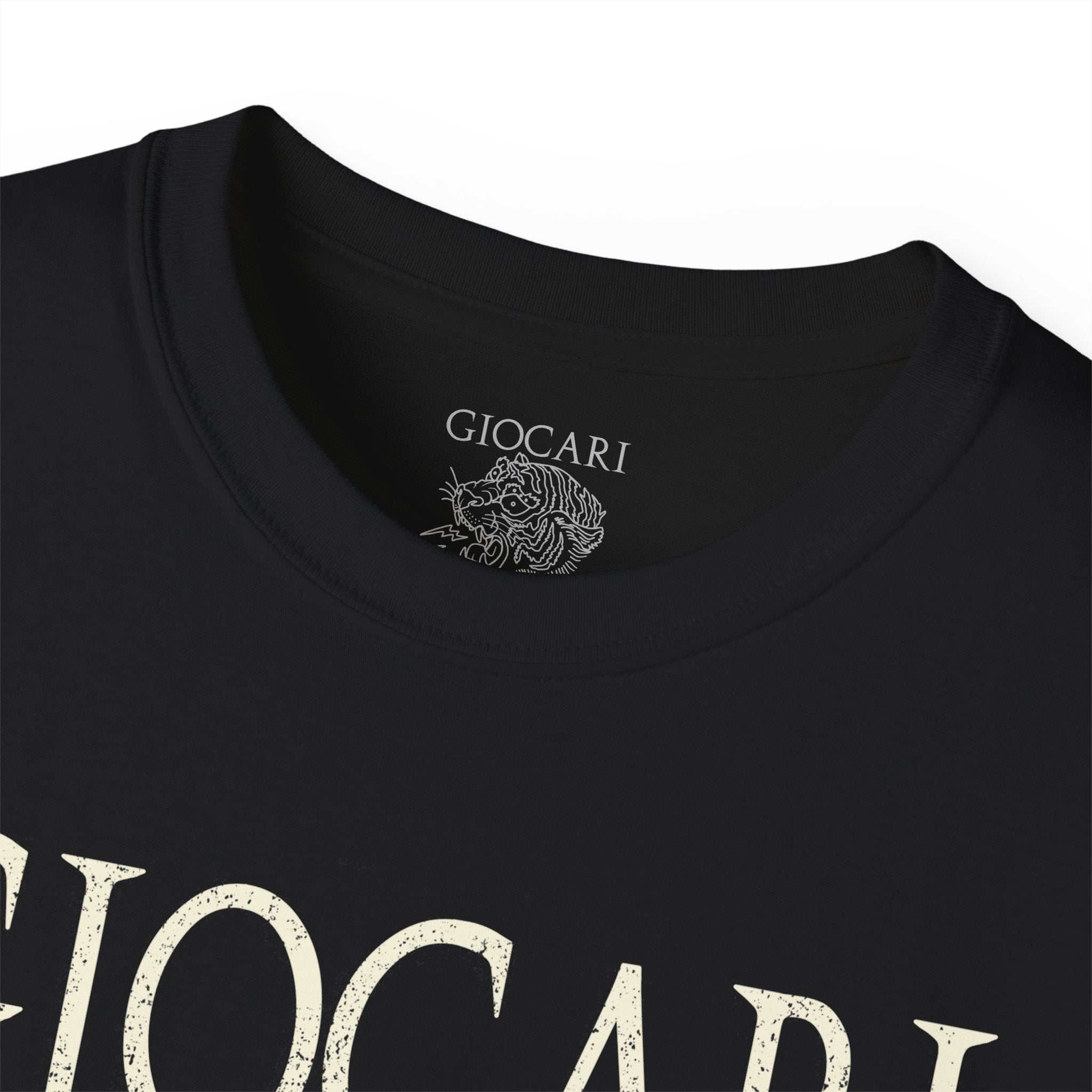 Giocari TIGER vs GATAR Black T-Shirt