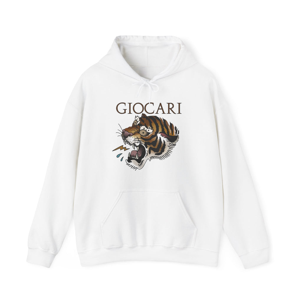 Giocari Tiger Hooded Sweatshirt (Ice White)