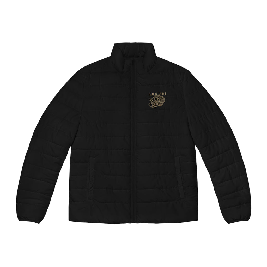 Giocari Puffer Jacket (Black and Gold)