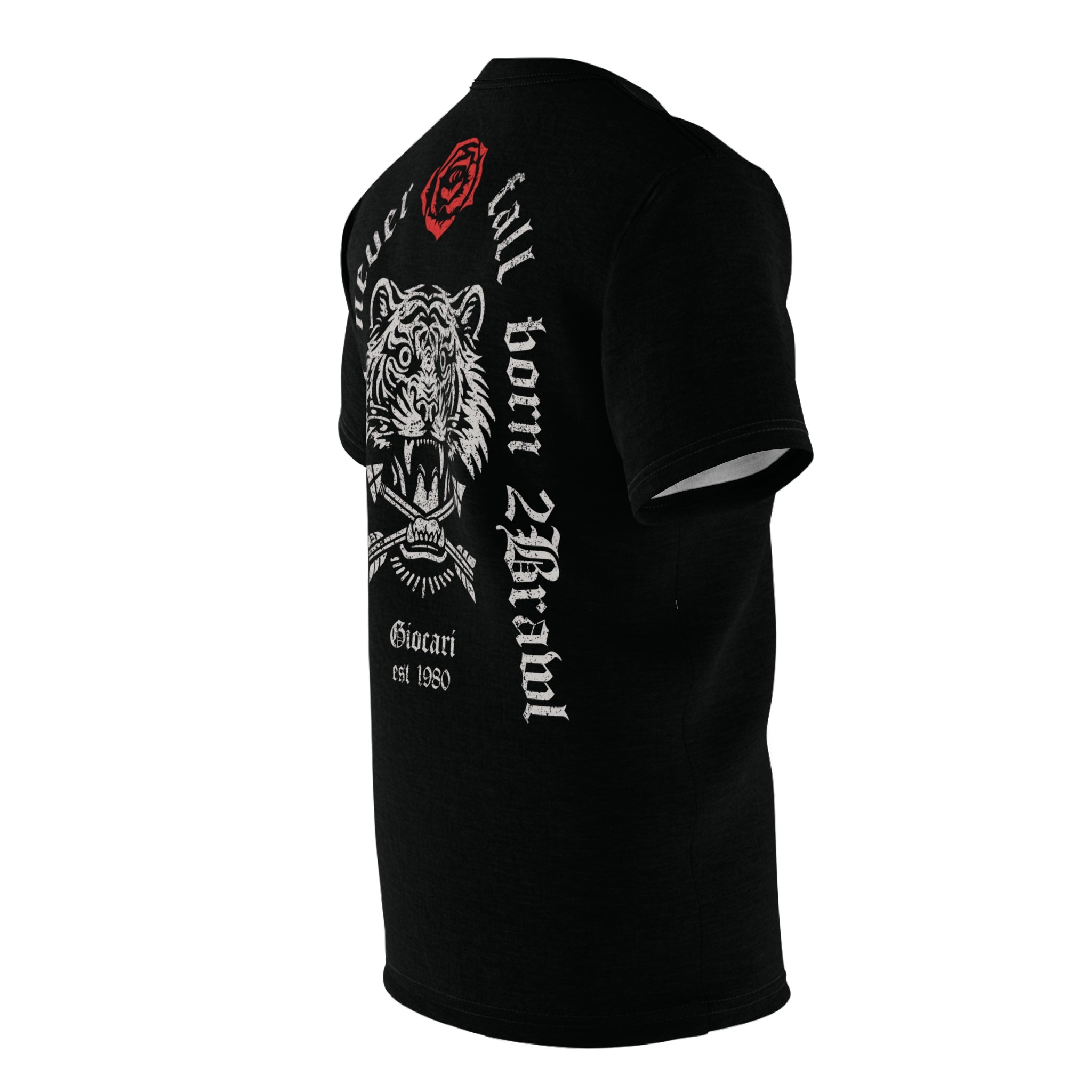 Giocari Never Fall Shirt (front & back)