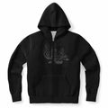 Giocari Camo Tiger Zip-up hoodie (Black)