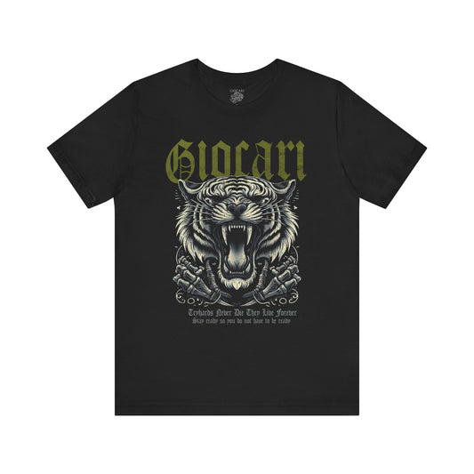 Giocari "Tryhard Retro" Black-Tee