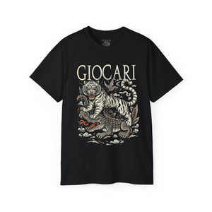 Giocari TIGER vs GATAR Black T-Shirt