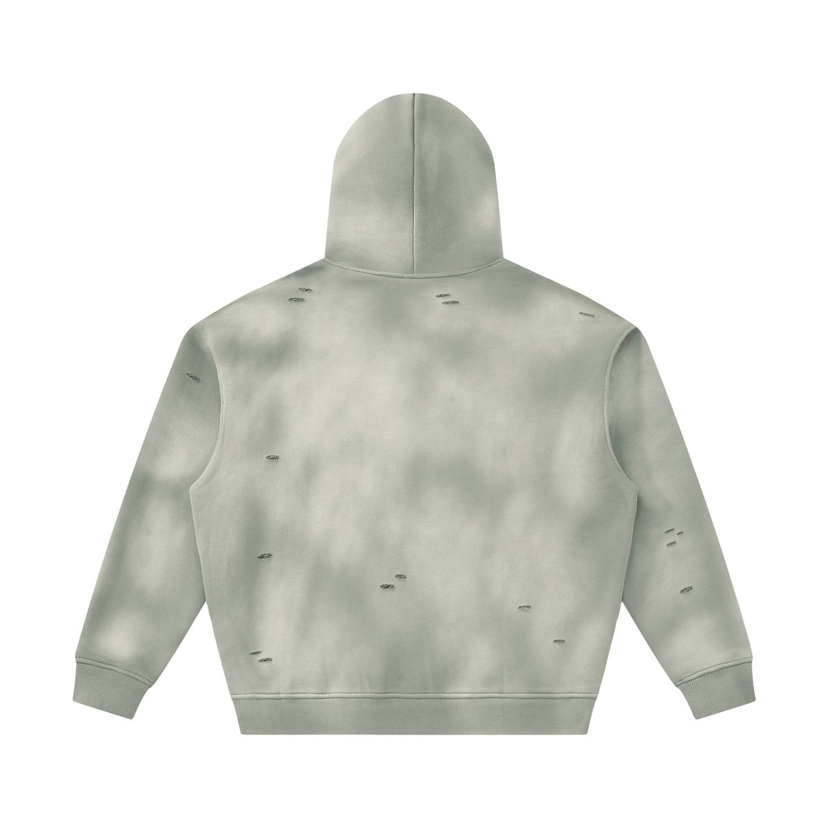Giocari Frayed Fleece Hoodie
