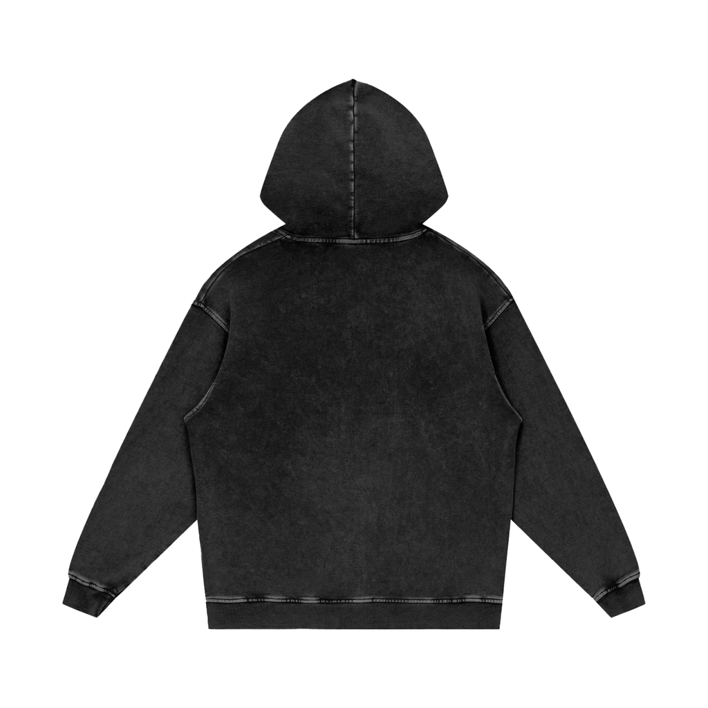 Giocari Snow Washed Loose Cotton Hoodie