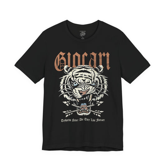 Giocari "Tryhard Grrrr Retro" Black-Tee