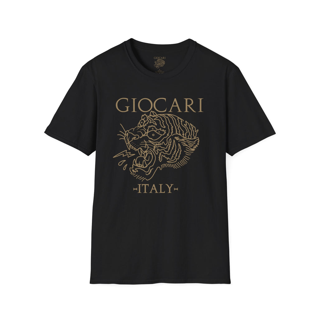 Giocari Wild Tiger T-Shirt (Black and Gold Edition)