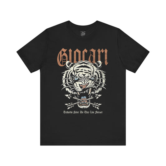 Giocari "Tryhard Grrrr Retro" Black-Tee