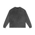 Giocari Acid Wash Oversize Long Sleeve T-Shirt