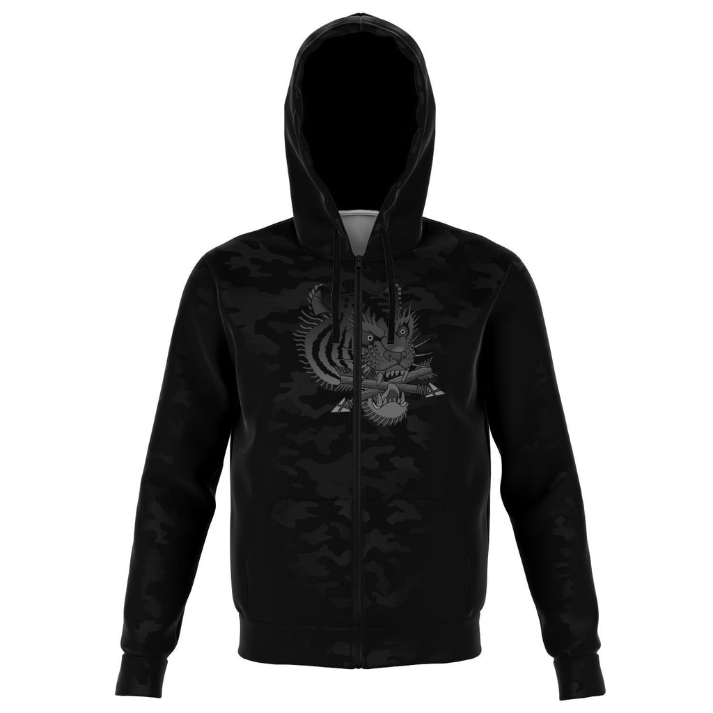 Giocari Camo Tiger Zip-up hoodie (Black)