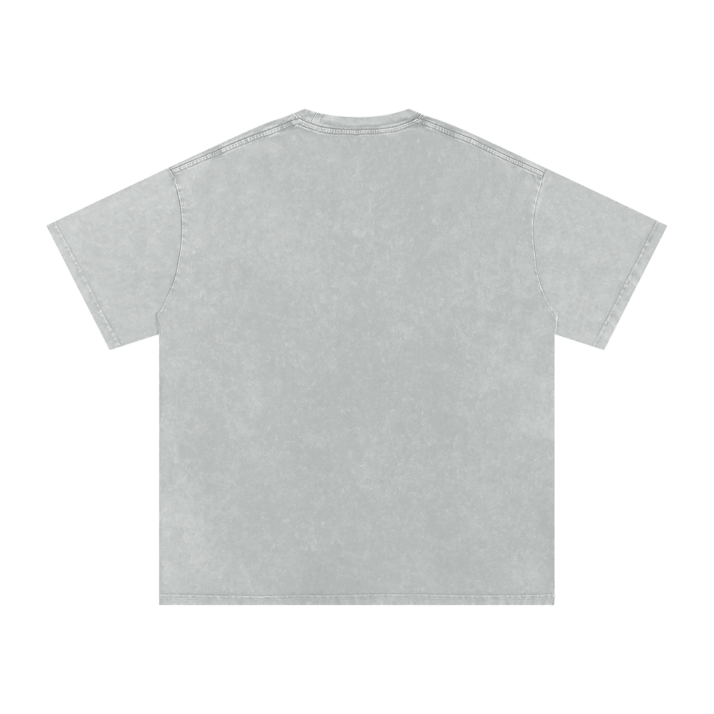 Giocari Snow Washed Oversized Cotton T-Shirt