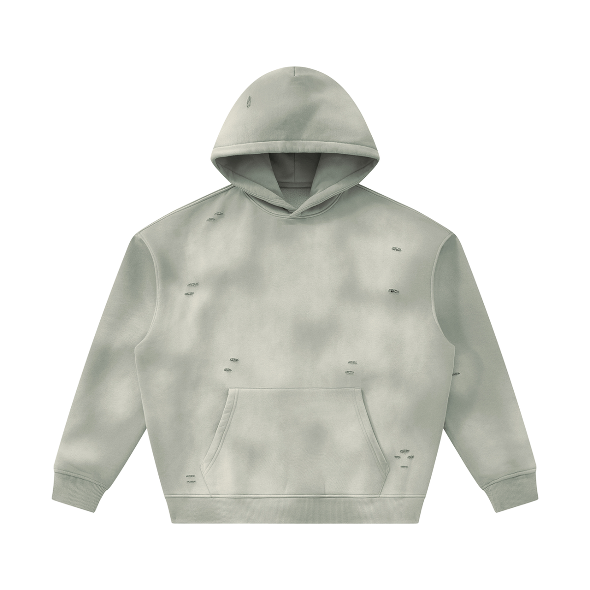 Giocari Frayed Fleece Hoodie