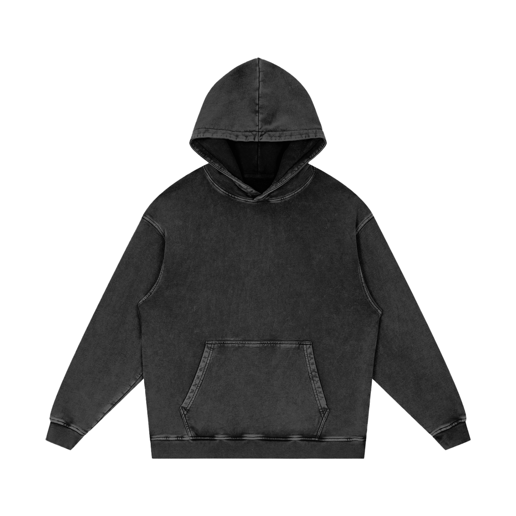 Giocari Snow Washed Loose Cotton Hoodie